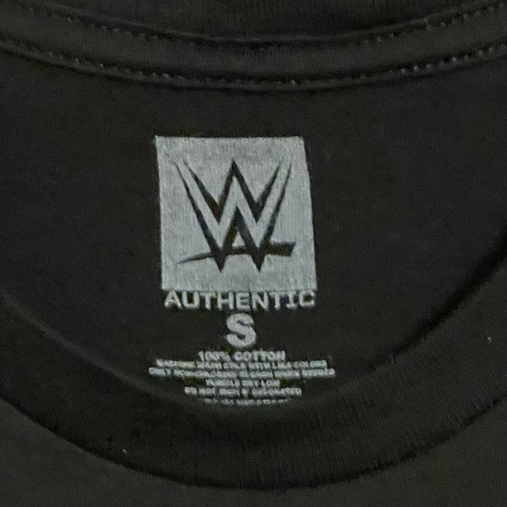 WWE Men's Black Tee with The Edge Red Graphic - Size Small - Picture 3 of 5